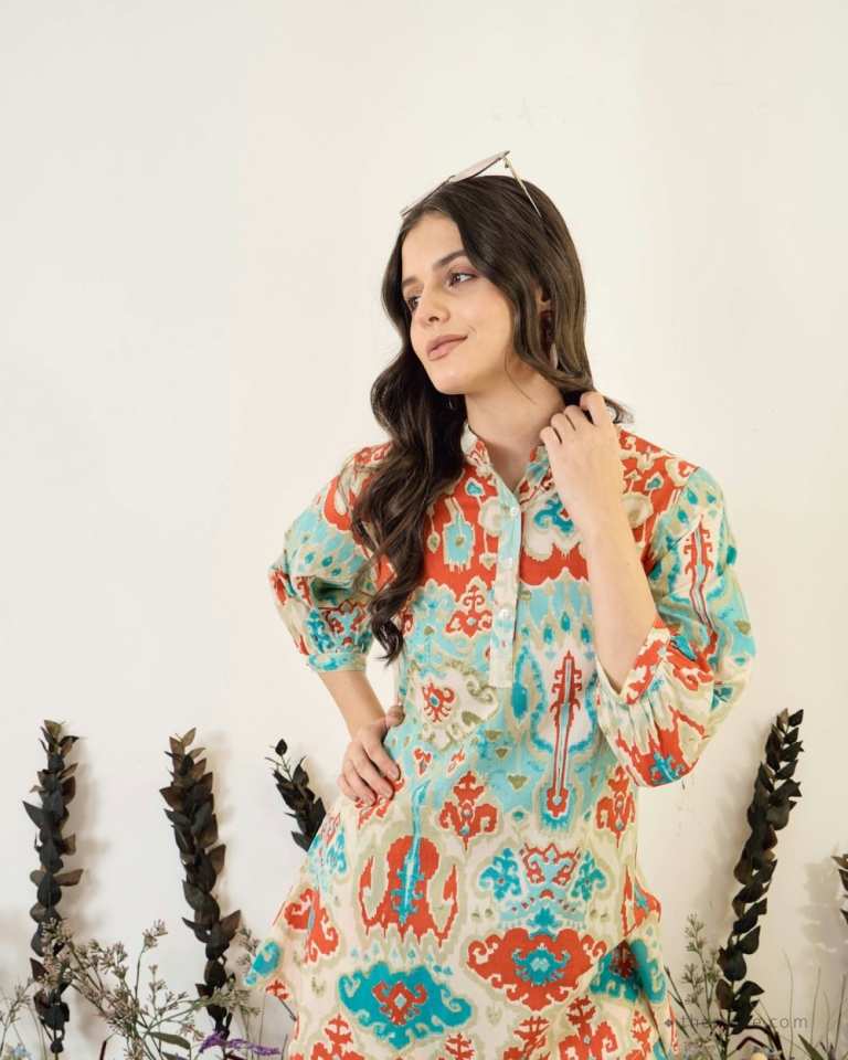 Teal Ikat Co-ord Set